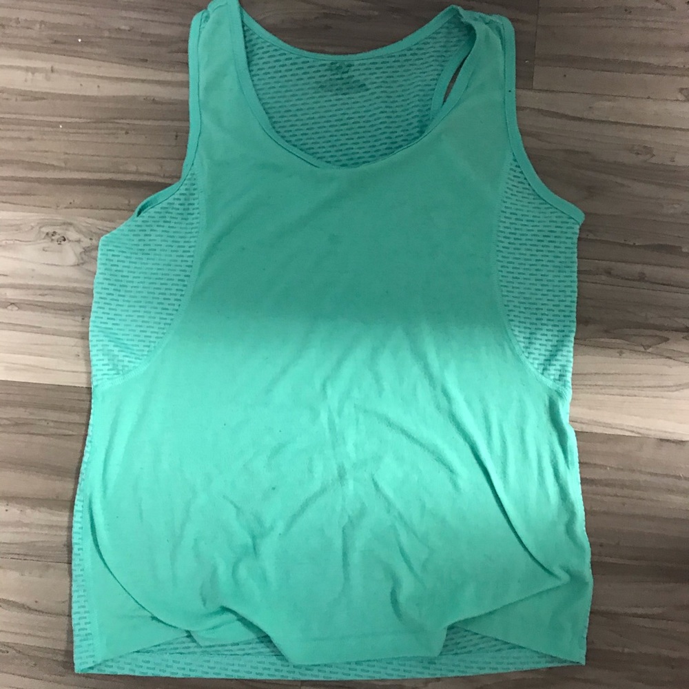 Teal athletic/workout tank top